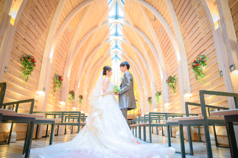 チャペルでのWedding　Photo／【お客様の声】