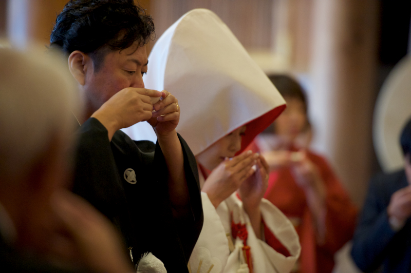 挙式の中の写真も依頼