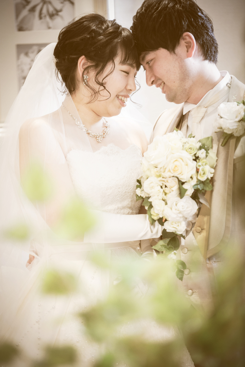 結婚式のフォトスペースに