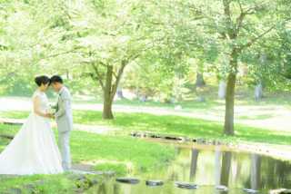 おふたりの母校で前撮りウェディングフォトお客様の声