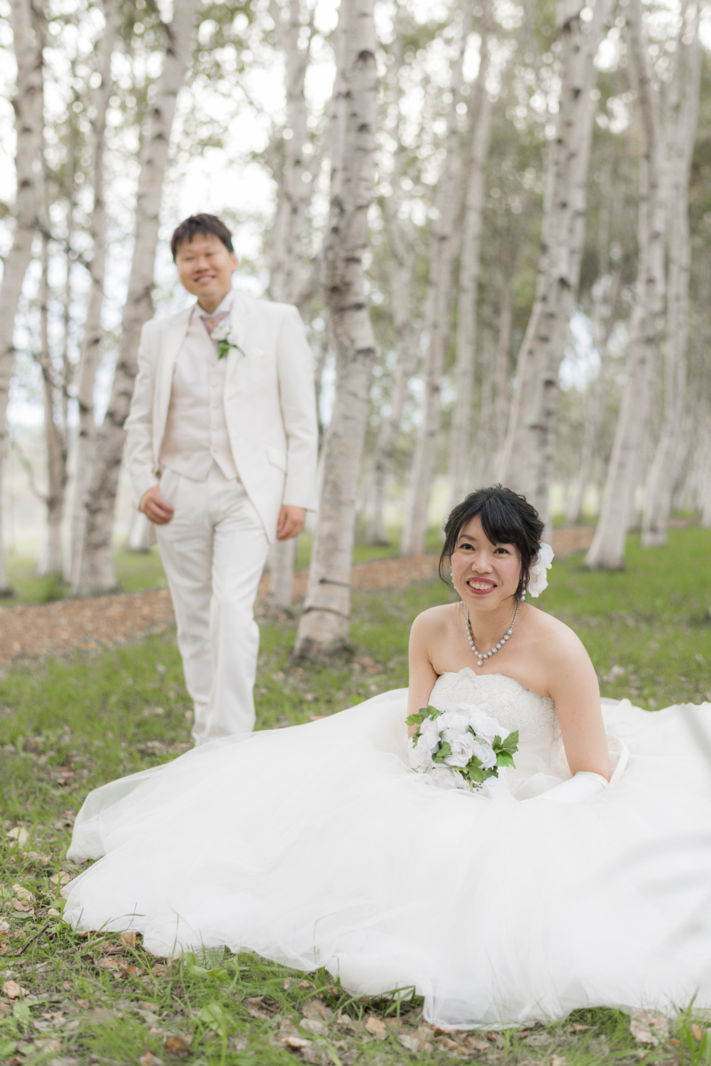 当日衣装合わせに対応していただきました