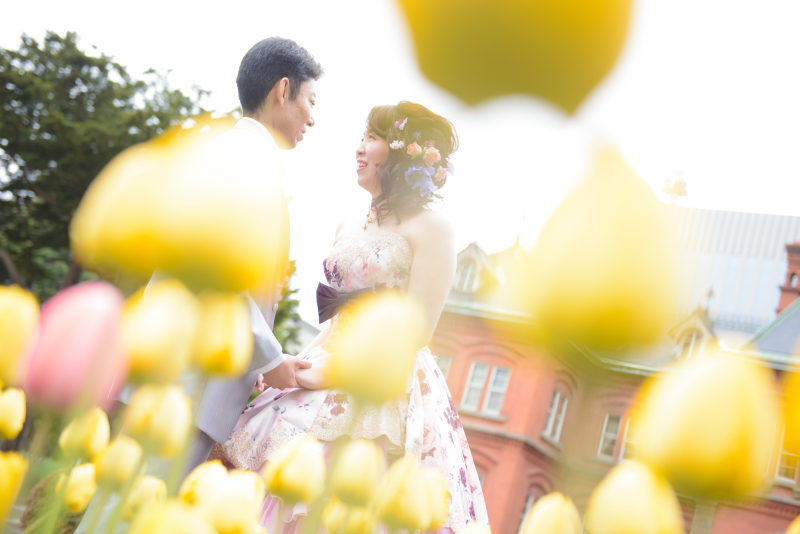 チューリップも満開でした