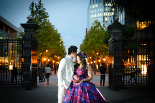 結婚5年目けじめ子供と一緒に結婚写真