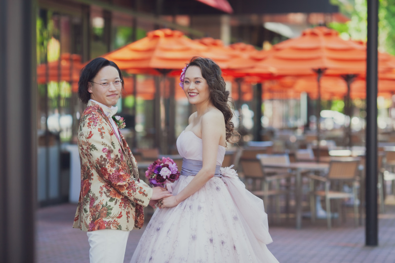 街ロケおふたりらしく個性的に撮影がご希望