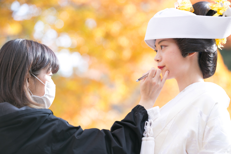 紅葉の北海道神宮挙式ご新婦様のお言葉