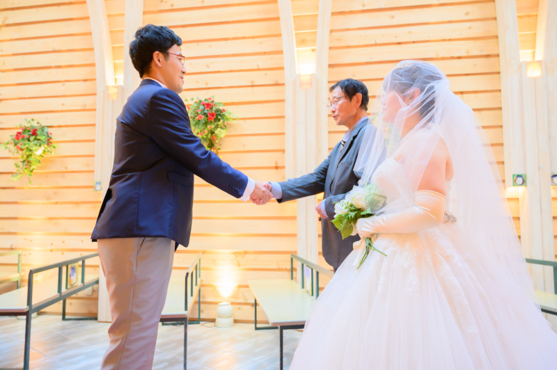 新婦お父様からご新郎様へのご挨拶