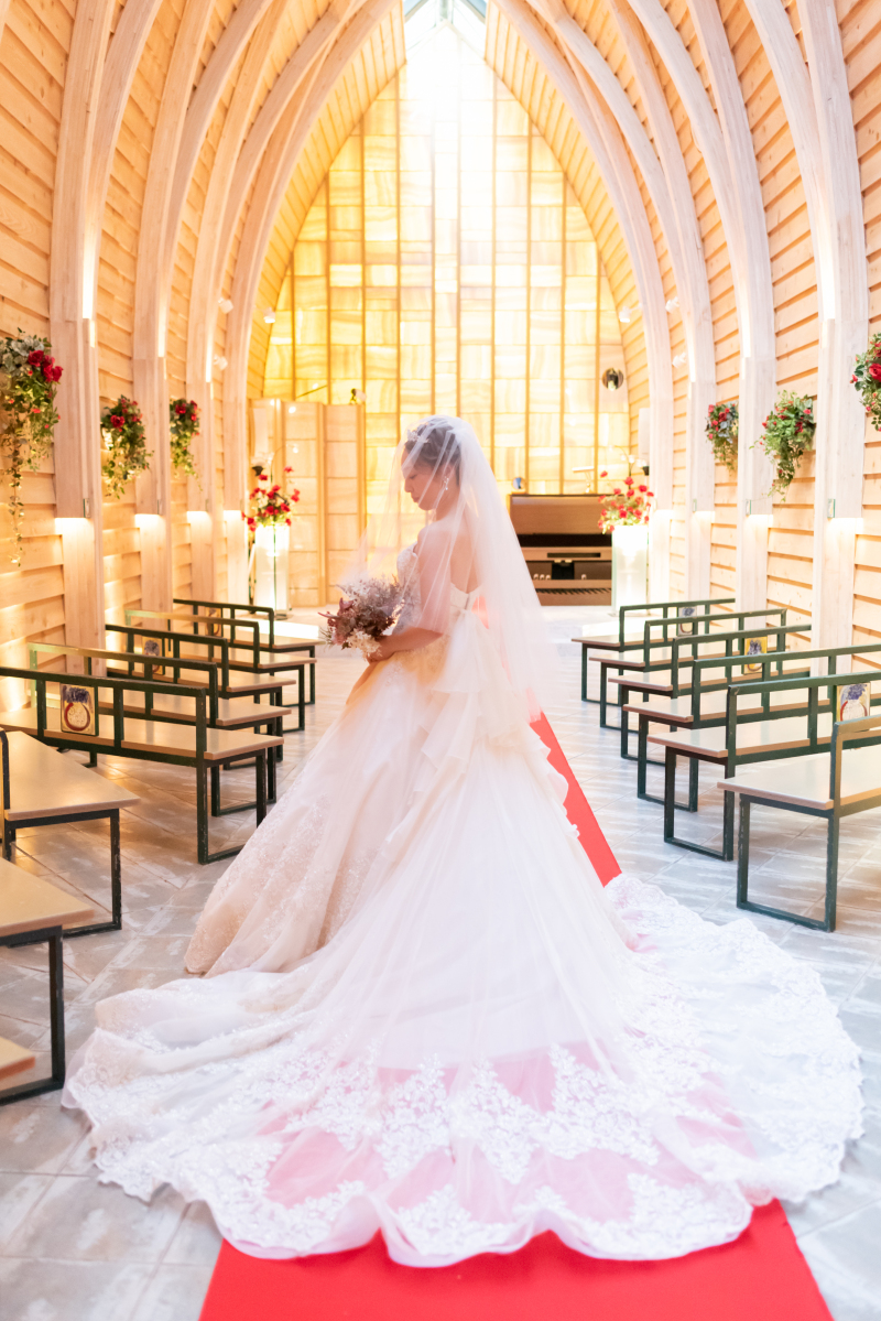 光のチャペルショット