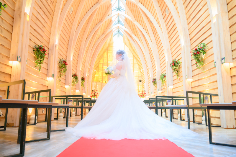 光のチャペルを貸切です