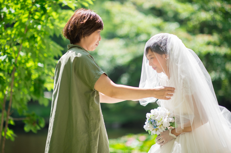 お母様のベールダウン