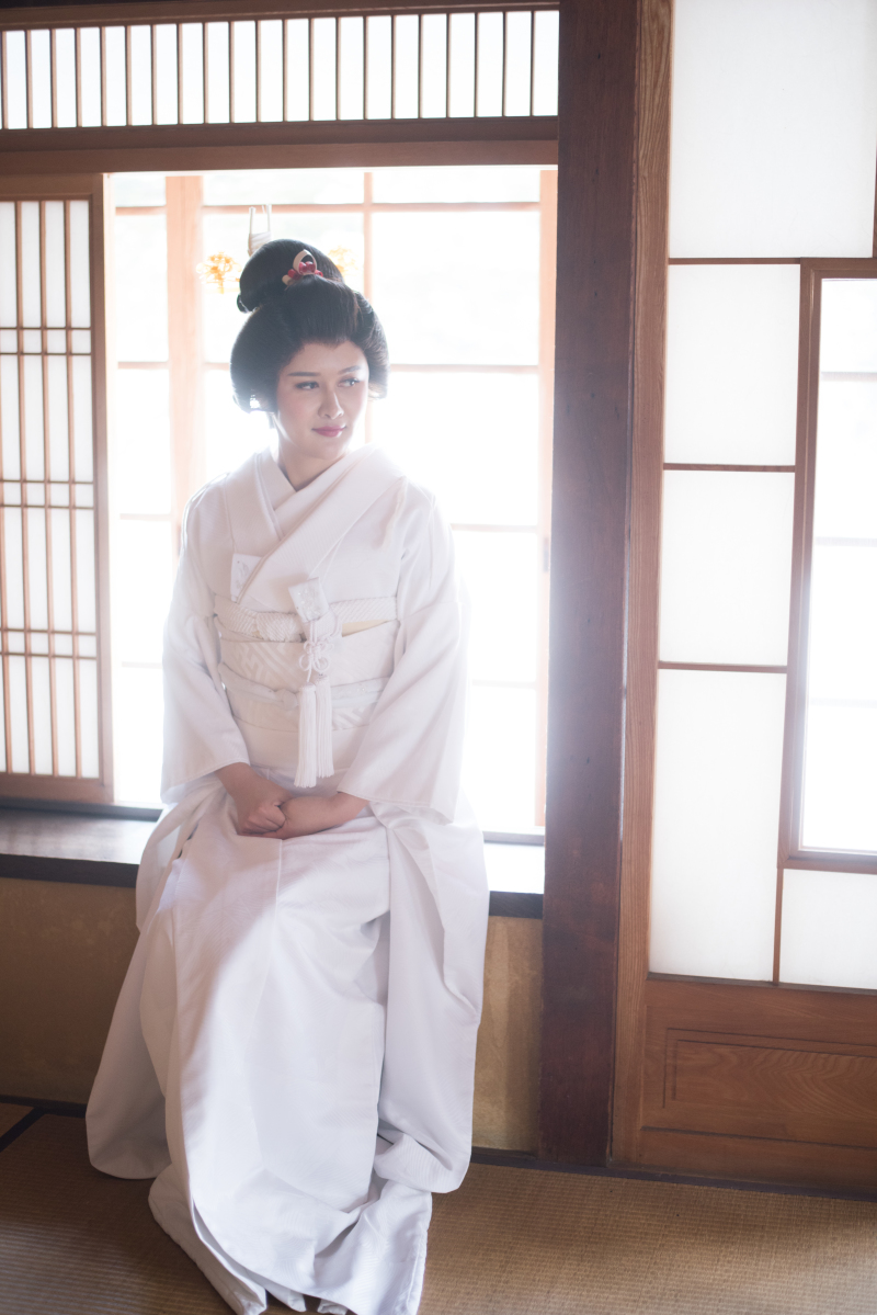 日本髪がいたくお気に入り