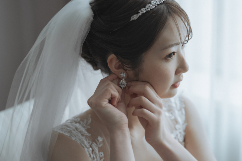 ご新婦の準備はブライズルームで