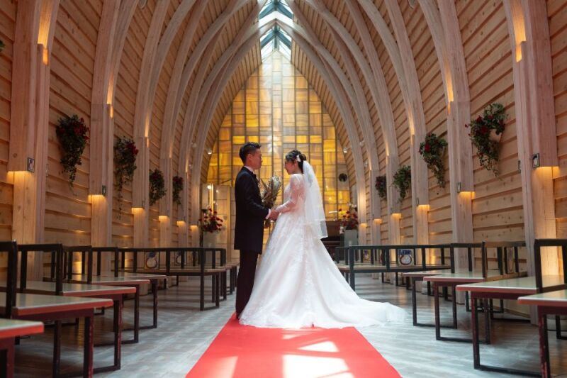 チャペルもロケーションも/ウェディングドレス&色打掛フォト