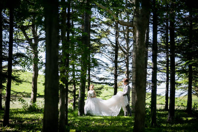初夏のモエレ沼公園スタート