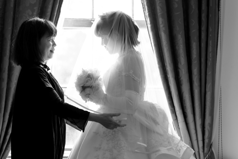 お母様のベールダウン