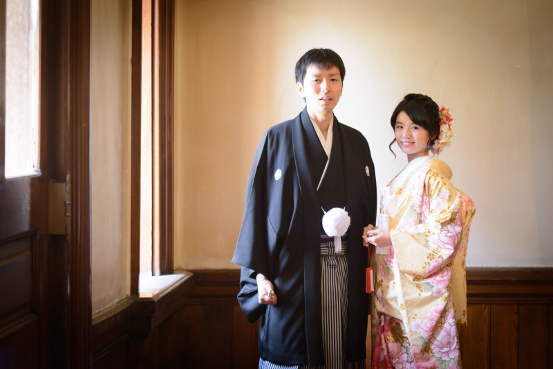 歴史的施設でパチリ