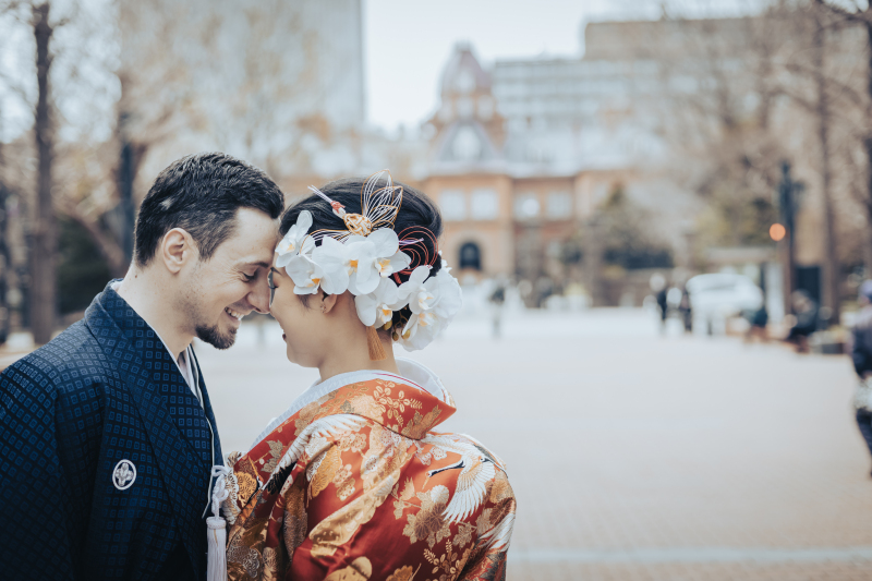 スタートは赤レンガ庁舎前