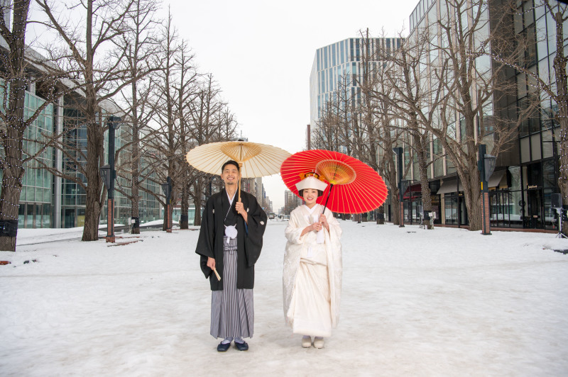 白無垢は角隠しを希望