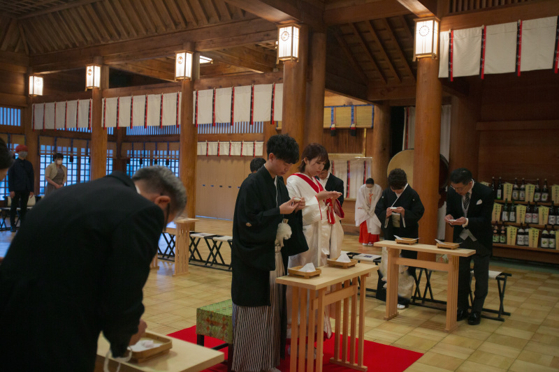 挙式内容３／親族盃の儀