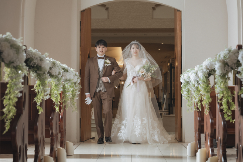 おふたりのご入場