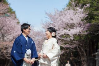 北海道神宮挙式＆桜ロケーションフォト