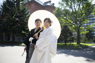 群馬県高崎市から夏の北海道で和装のロケーション撮影ご新婦千紘様お客様の声