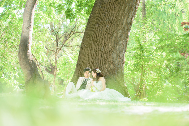 カラードレスにチェンジ