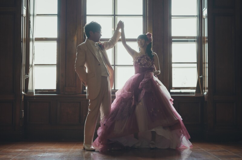 歴史を刻む洋館でファーストダンス