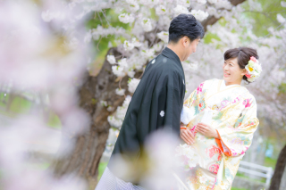 桜でウェディングフォトをご希望のKOICHIRO＆NATUKOお客様の声