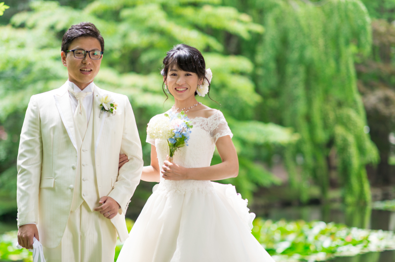 ドレスからお花までこだわりました