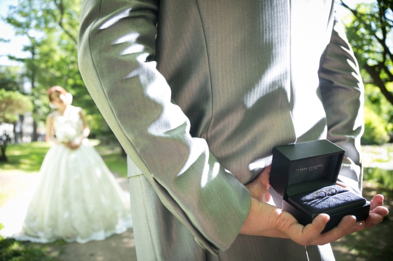 指輪のプレゼント