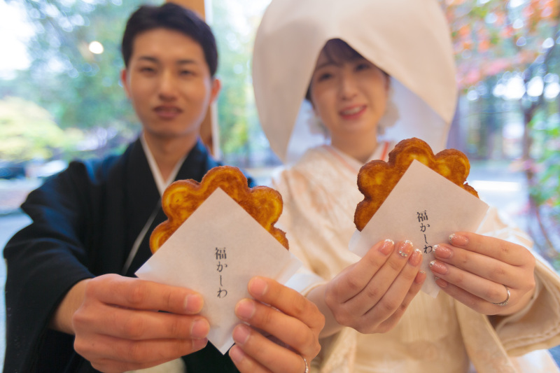 神宮の杜で撮影中に雨