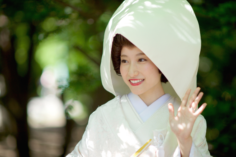 白無垢からスタート気分は最高