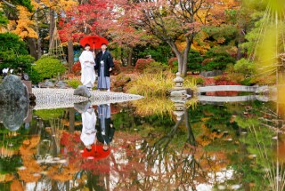 台湾から紅葉を楽しむご旅行とフォトウェデイング
