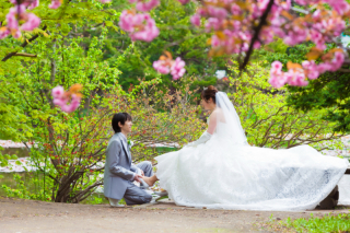 爽やかな新緑の中、ロケーションウェディング【お客様の声】