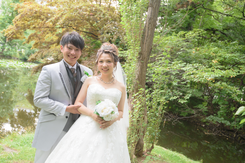 ベールアップなどのセレモニーもしっかり