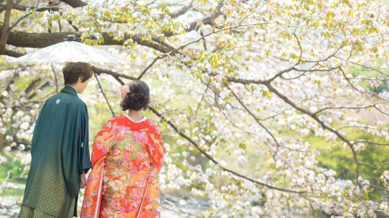 半年前からフォトウェディングをご計画