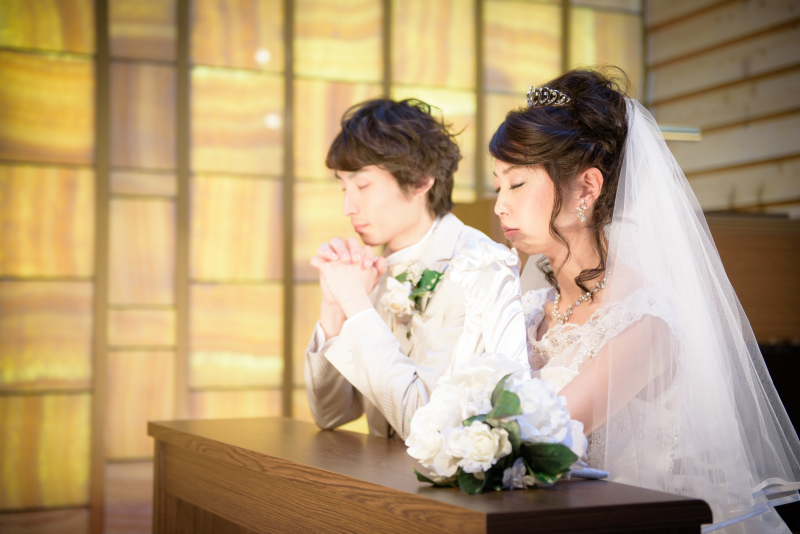 チャペルで衣装3点で撮影をしたい