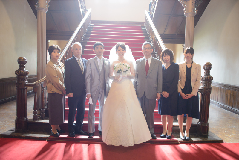 両家の集合スナップや家族スナップ