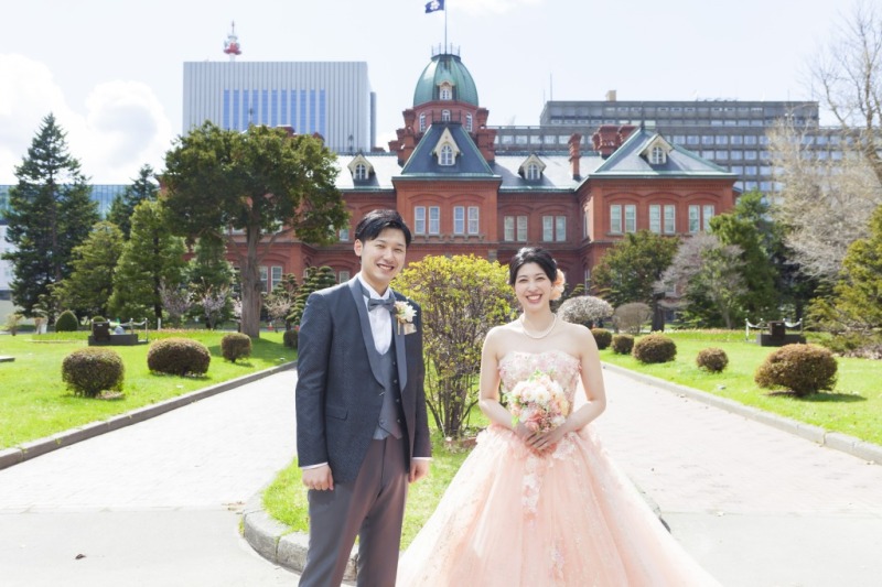 ドレスにチェンジ