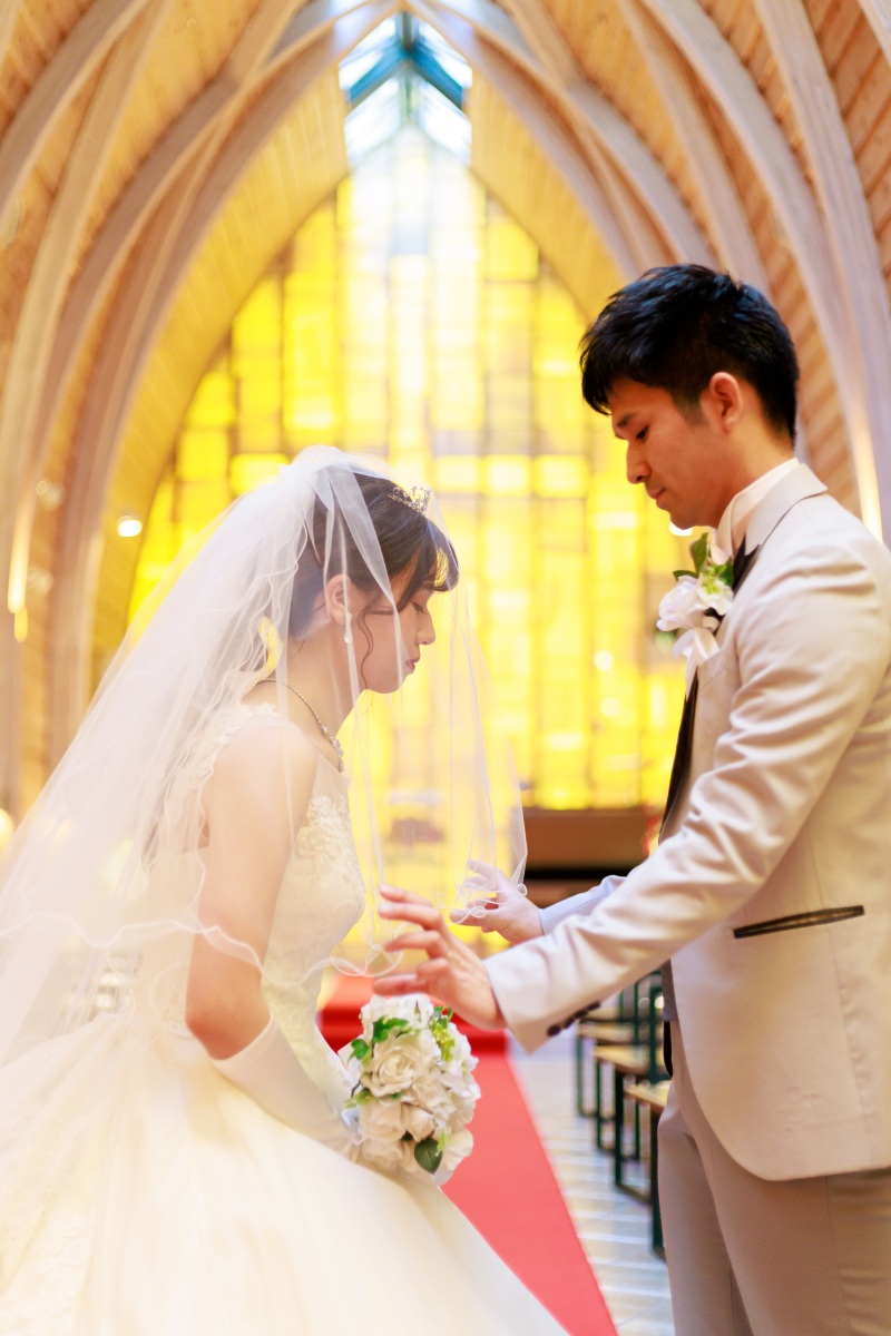 挙式のセレモニーが残せます