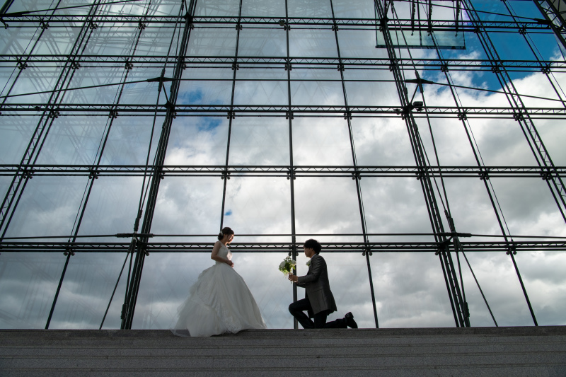 ガラスのピラミッド