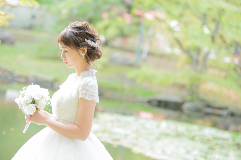 一目ぼれの衣裳で決めました