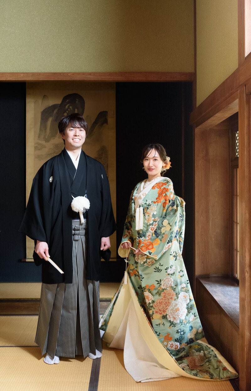 色打掛にチェンジです