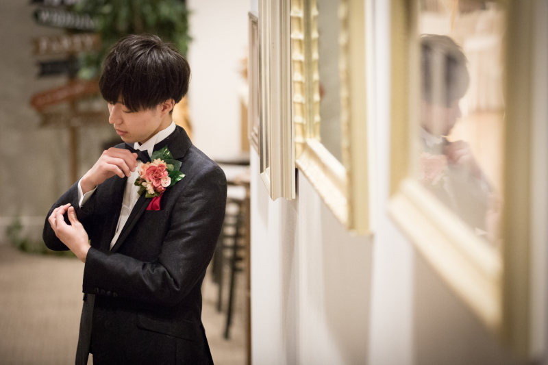 ご新郎様のソロカット