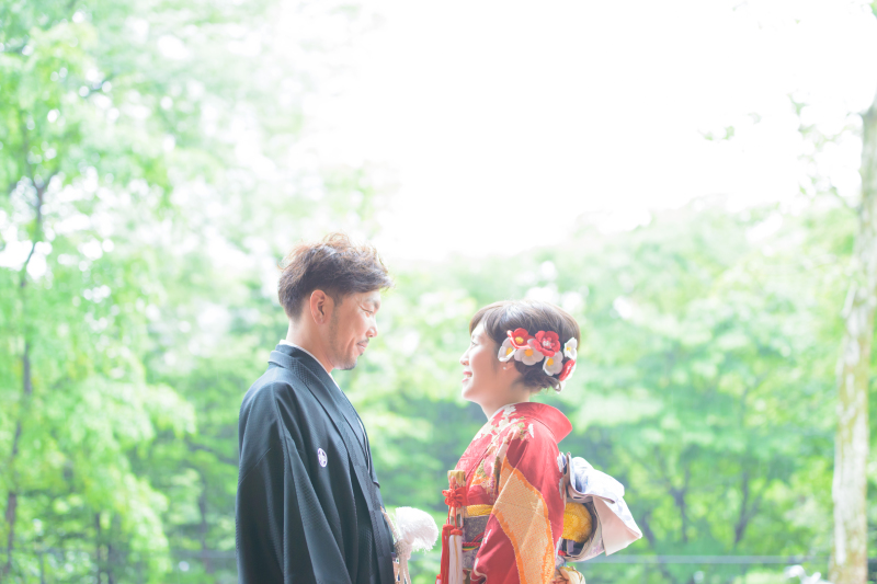 お母様から頂いた着物も