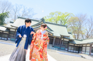 挙式の前にフォトウェディングも。神社＆ゲストハウススタジオ撮影【お客様の声】