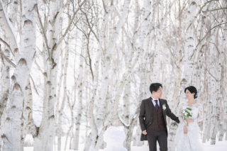 北海道雪の洋装2点モエレ沼公園＆ガラスのピラミッド