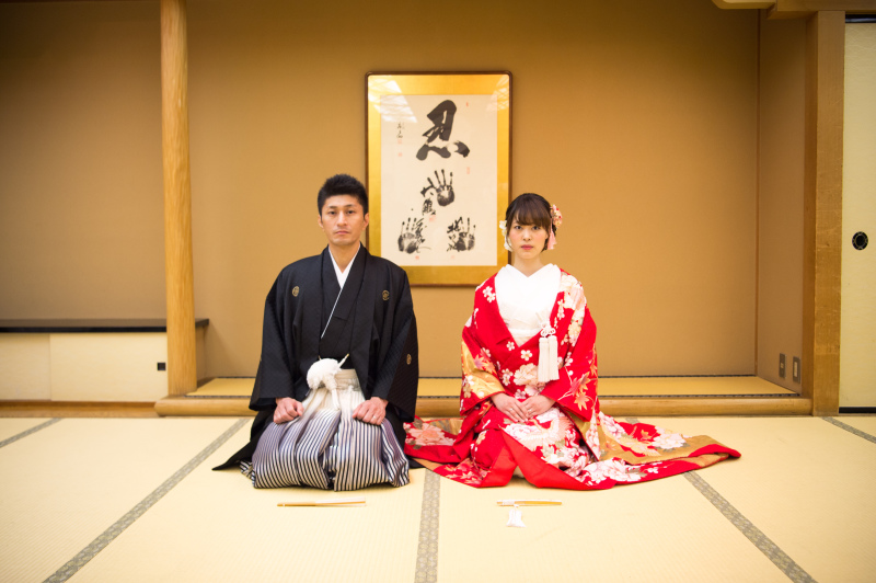 和室でのご挨拶用のお写真