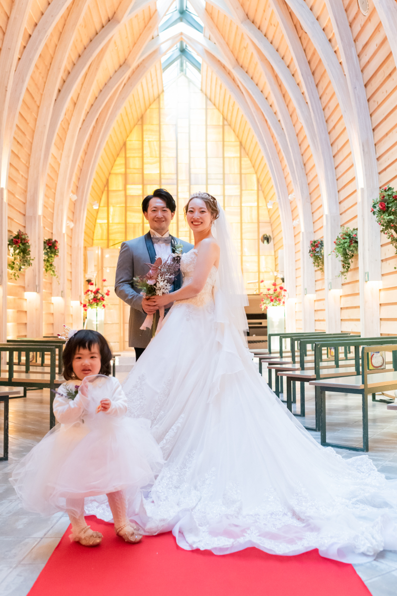 娘さんと家族全員で