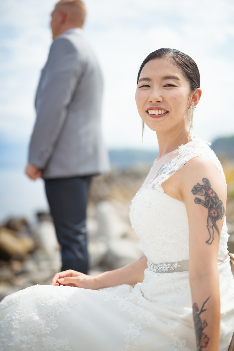 ご新婦様はタトゥアーティスト